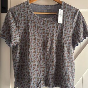 NWT American eagle 90s inspired floral top